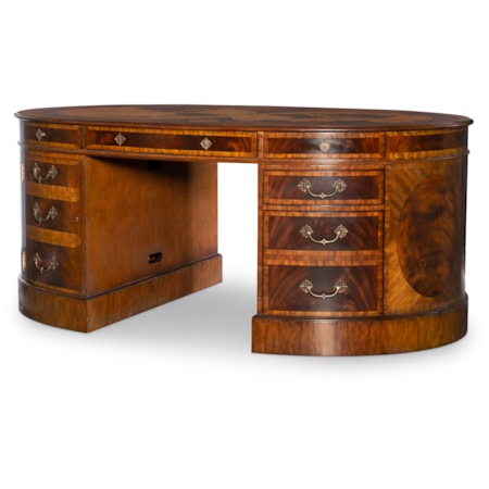 Map Partner's Oval Desk