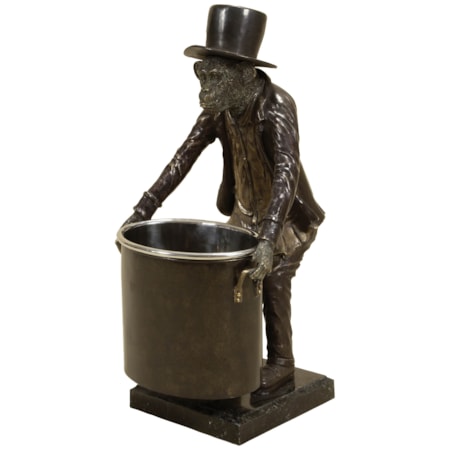 Server Monkey Wine Holder