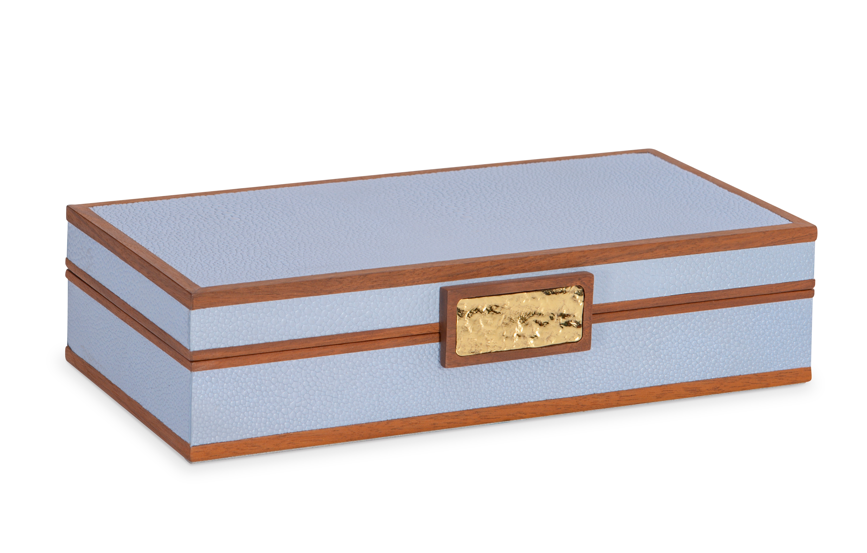 Maitland-Smith Decorative Accessories Light Blue Stacking Boxes