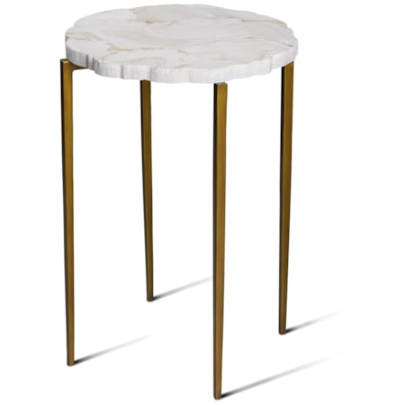 Fossil Top Accent Table