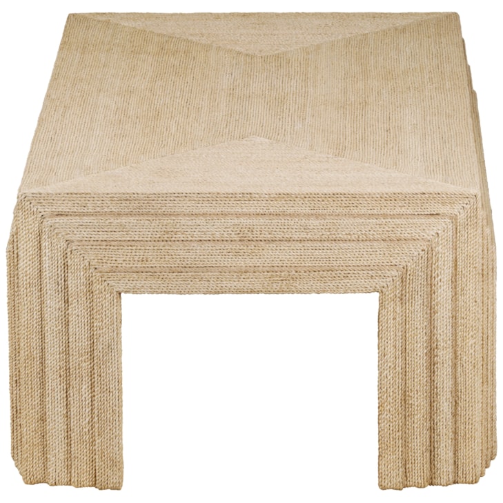 Maitland-Smith End/Side Tables Abaca Cocktail Table