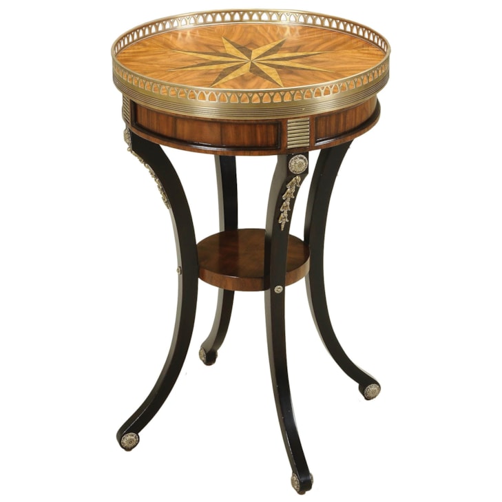 Maitland-Smith End/Side Tables Compass Occasional Table