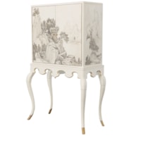 Lacca Veneziana Bar Cabinet