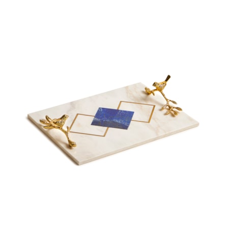 Blue Marble Inlay Tray