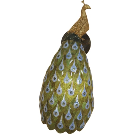 Peacock Sconce