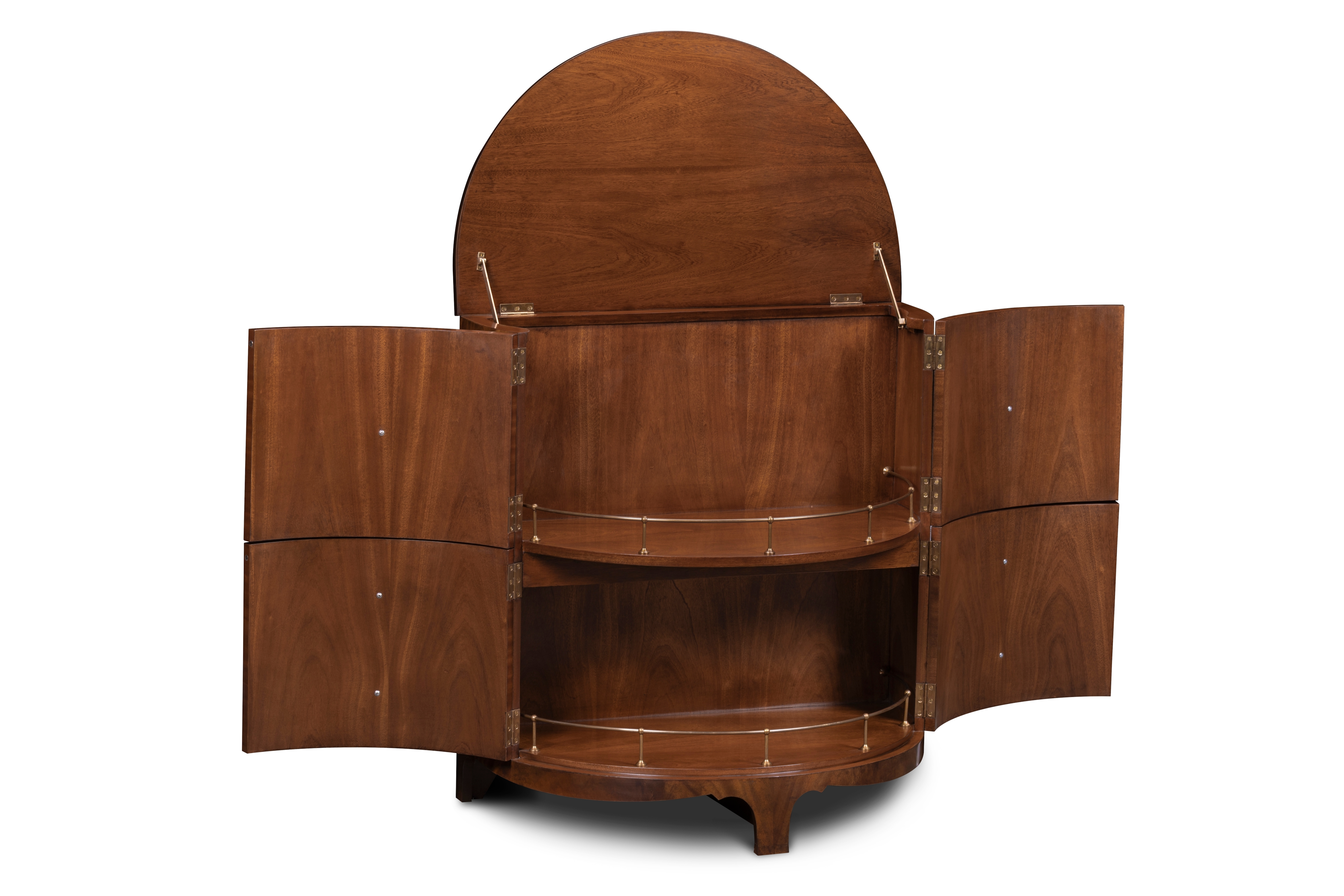 Maitland-Smith Tall Storage & Display Cases Kingsley Liquor Cabinet