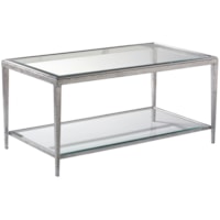 Jinx Nickel Rectangle Cocktail Table