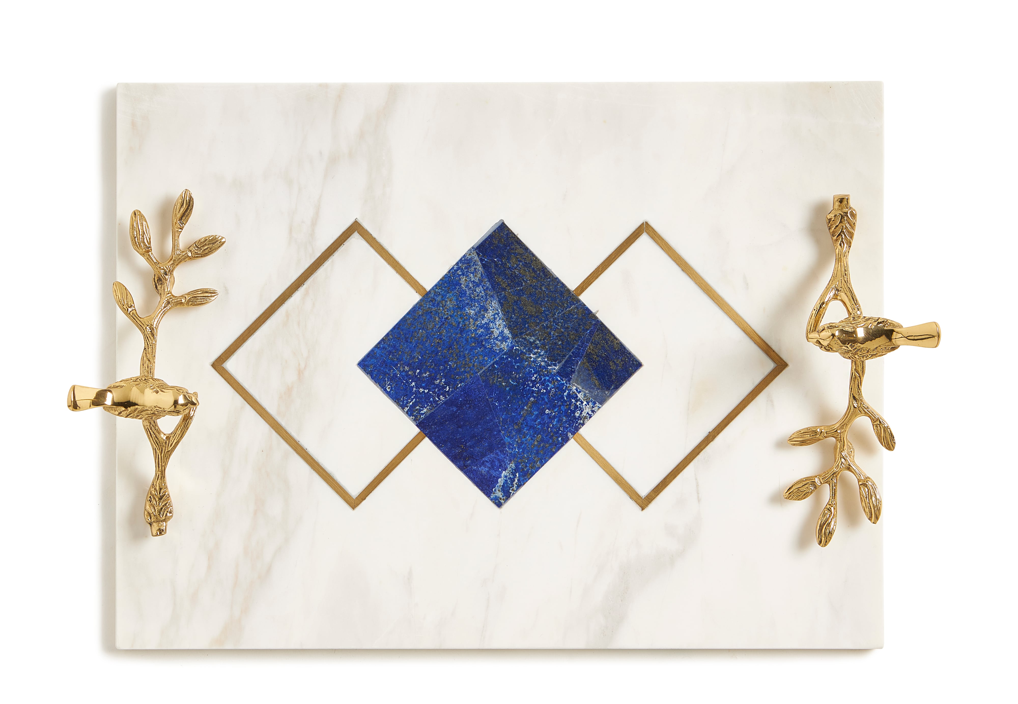 Blue Marble Inlay Tray