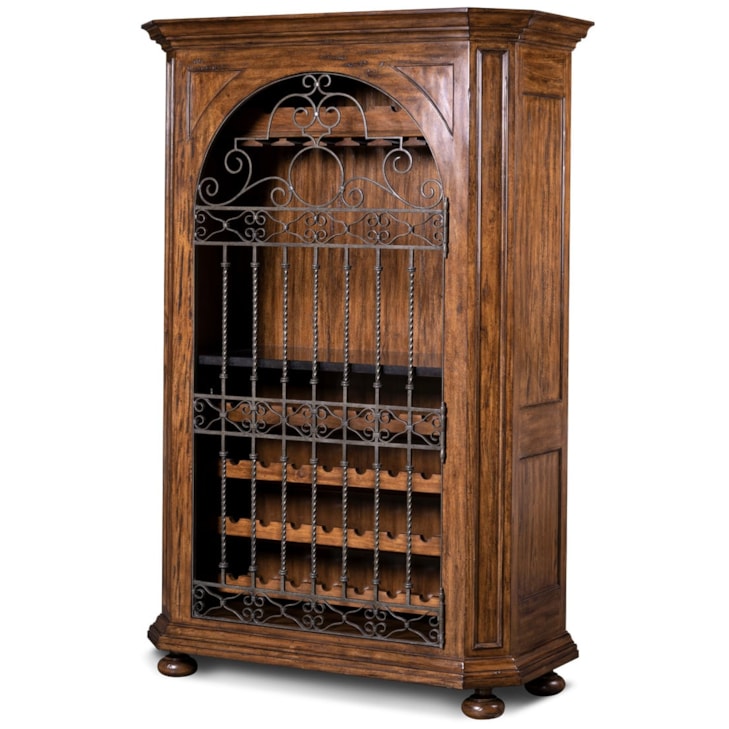 Maitland-Smith Tall Storage & Display Cases Thompson Wine Cabinet