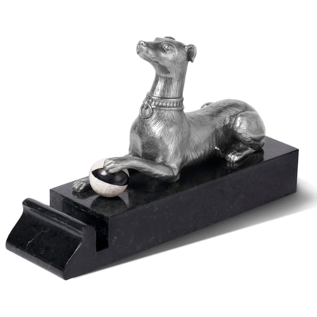 Stately Greyhound Card Holder