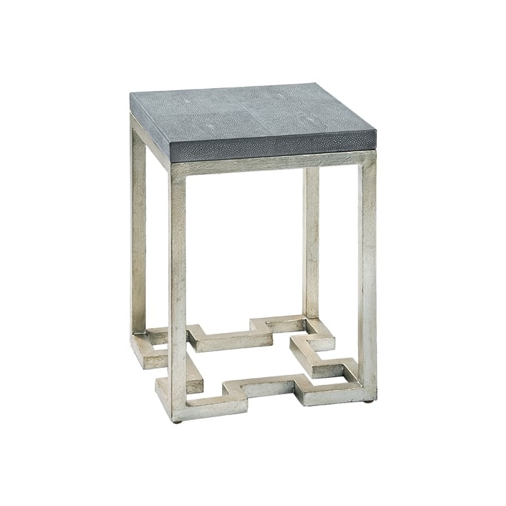Maitland-Smith End/Side Tables Geometric Charcoal Accent Table