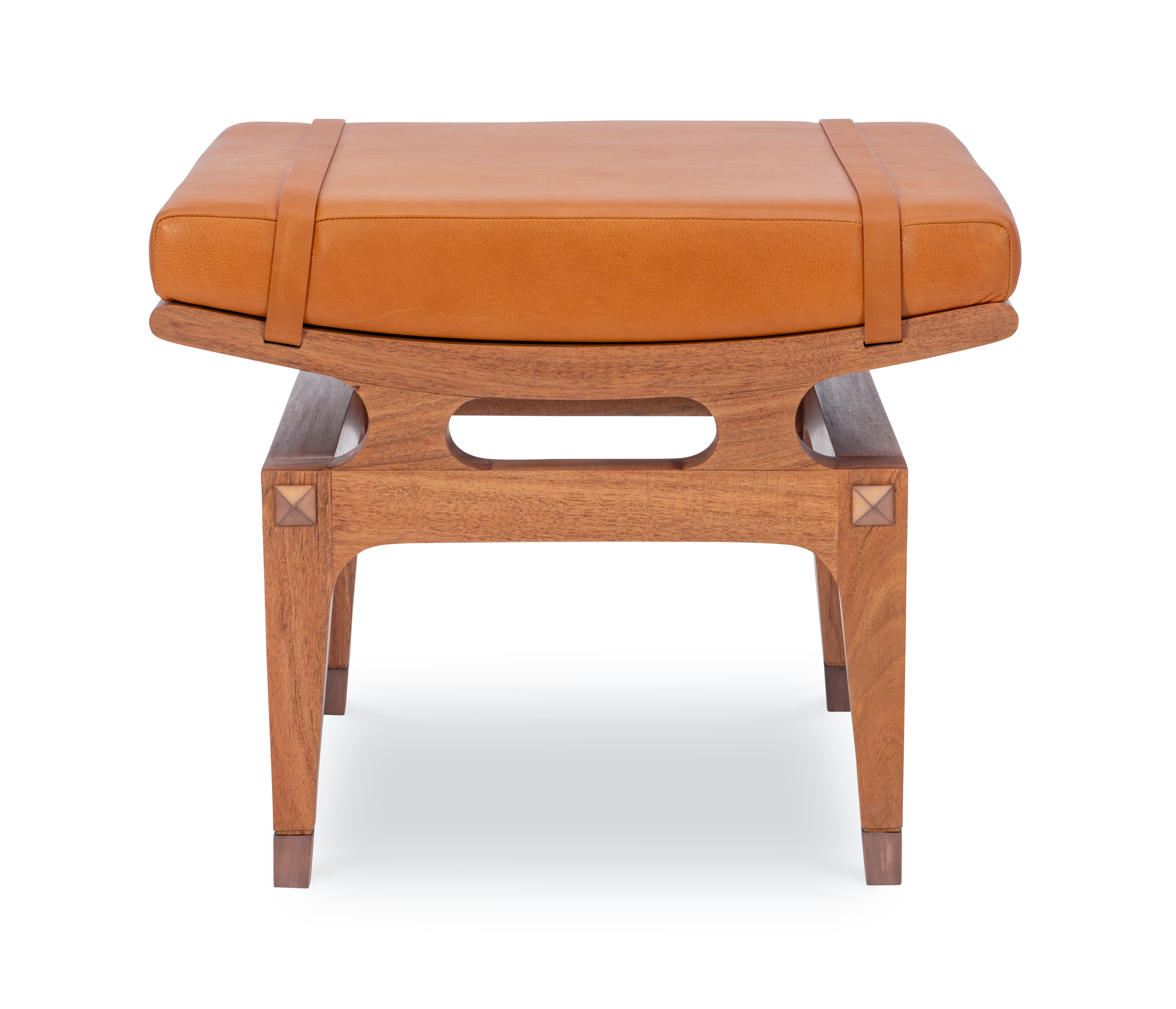 Maitland-Smith Benches Saddle Back Ottoman