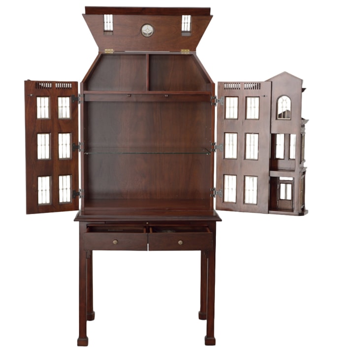 Maitland-Smith Consoles & Credenzas Dollhouse Bar Cabinet