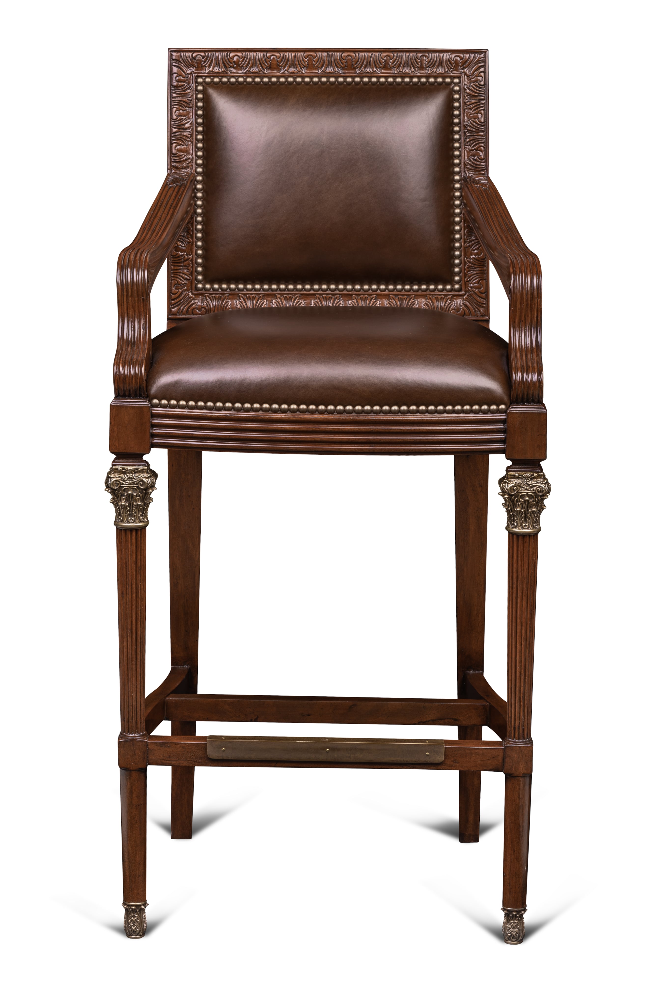 Maitland-Smith Dining Chairs  Quarter Bar Stool