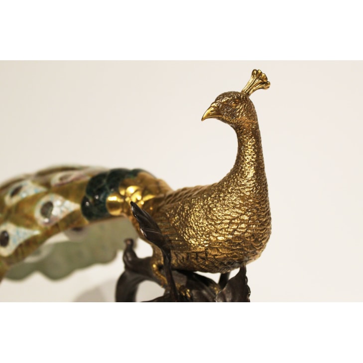 Maitland-Smith Lighting Peacock Desk Lamp