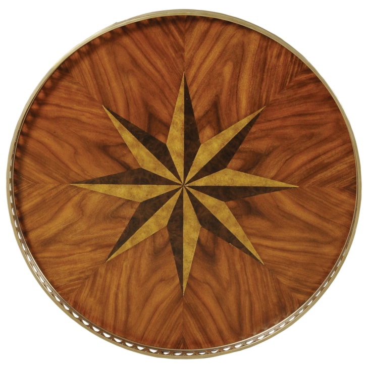 Maitland-Smith End/Side Tables Compass Occasional Table