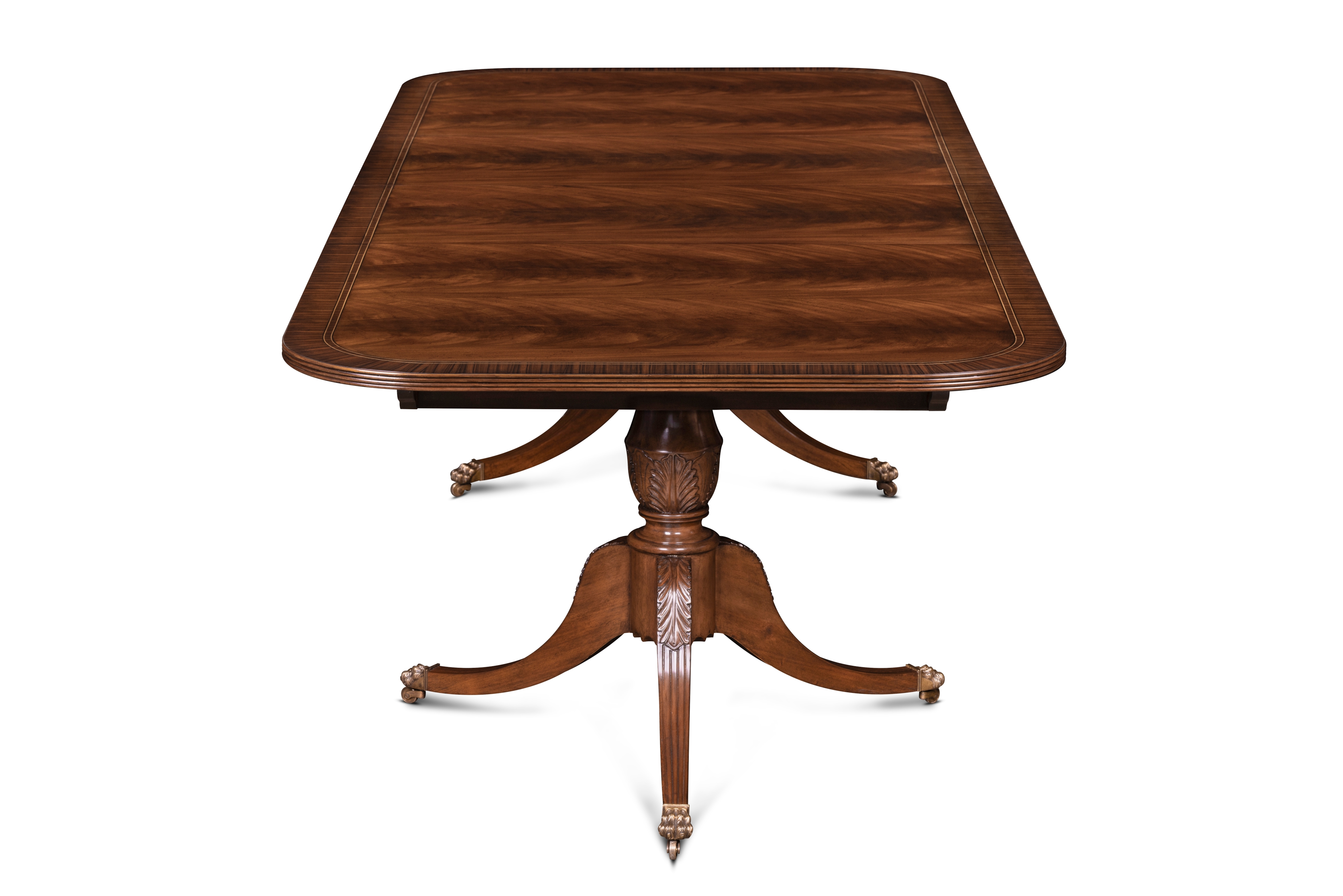 Maitland-Smith Dining Tables Bleached Reeded Dining Table