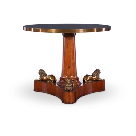 Lion Pedestal Center Table