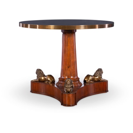 Lion Pedestal Center Table