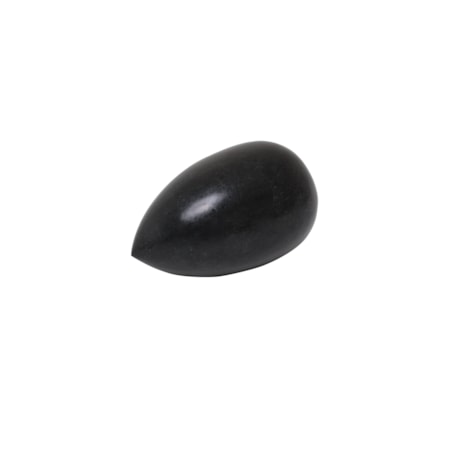 Black Egg Sculpture