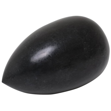 Black Egg Sculpture