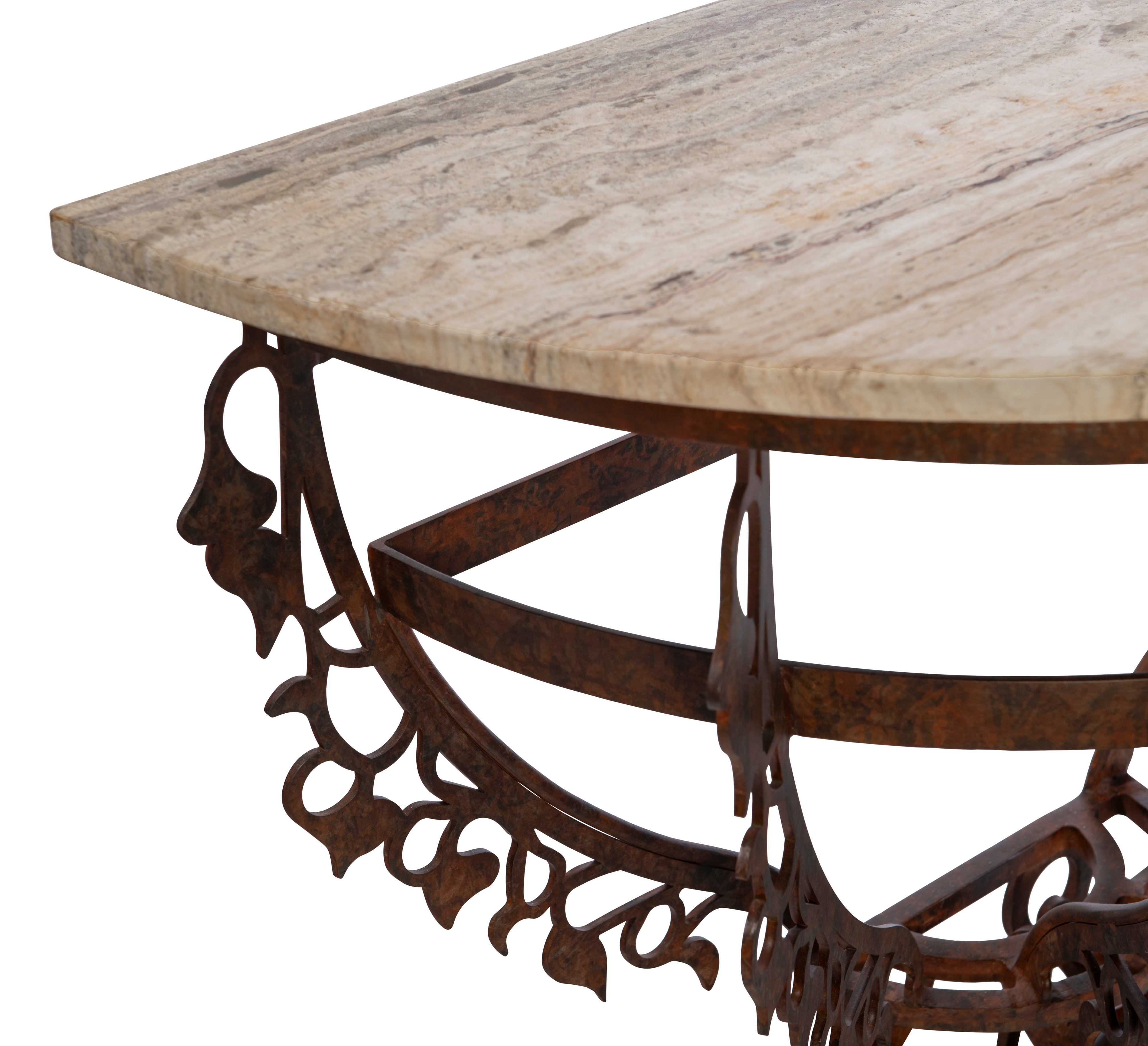 Maitland-Smith Consoles & Credenzas Venetian Demilune Console