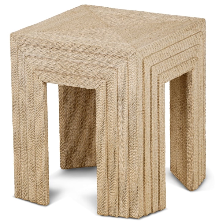Maitland-Smith End/Side Tables Abaca End Table