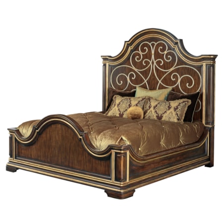 Majorca King Panel Bed