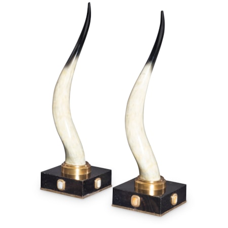 Rexton Decorative Horns (Pair)