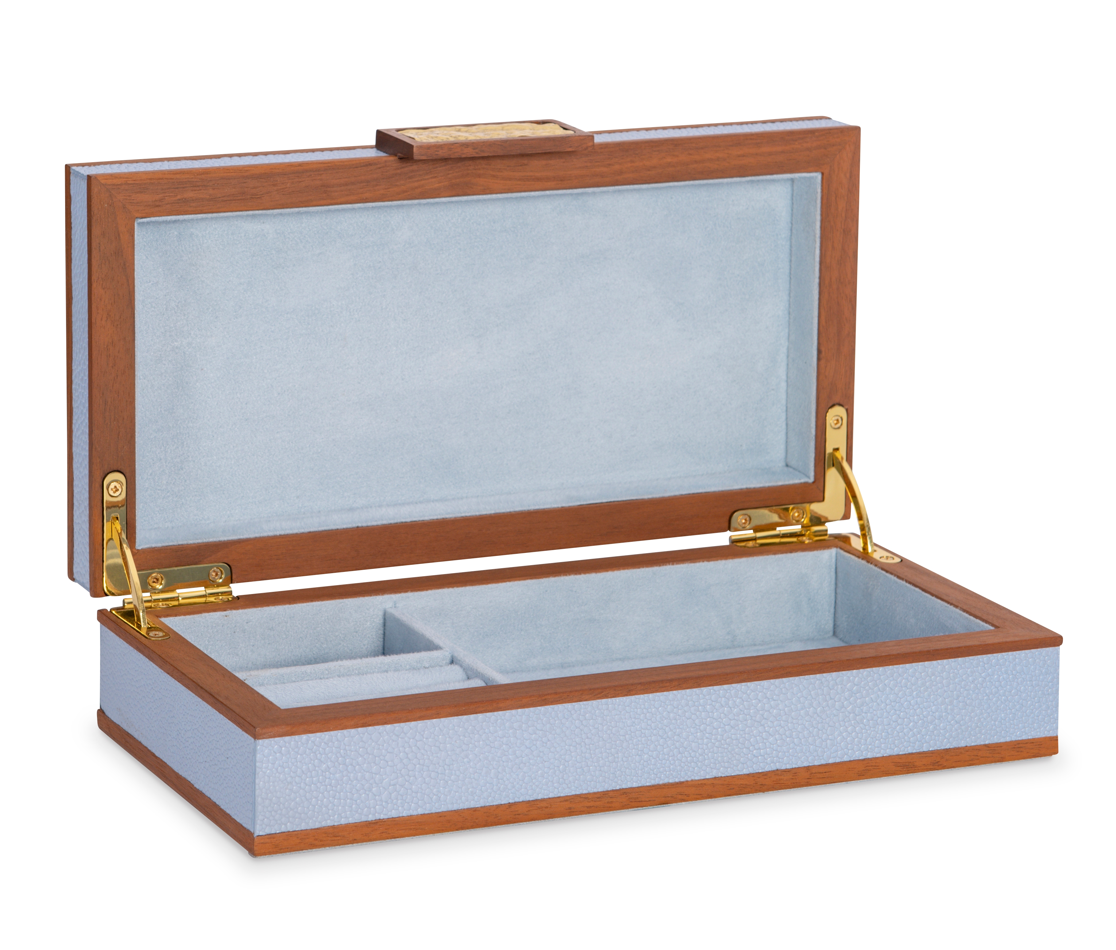 Maitland-Smith Decorative Accessories Light Blue Stacking Boxes