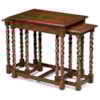 Maitland-Smith End/Side Tables Serpentine Nesting Tables