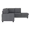 Homelegance Furniture Homelegance 2-Piece Sectional Sofa with Ottoman