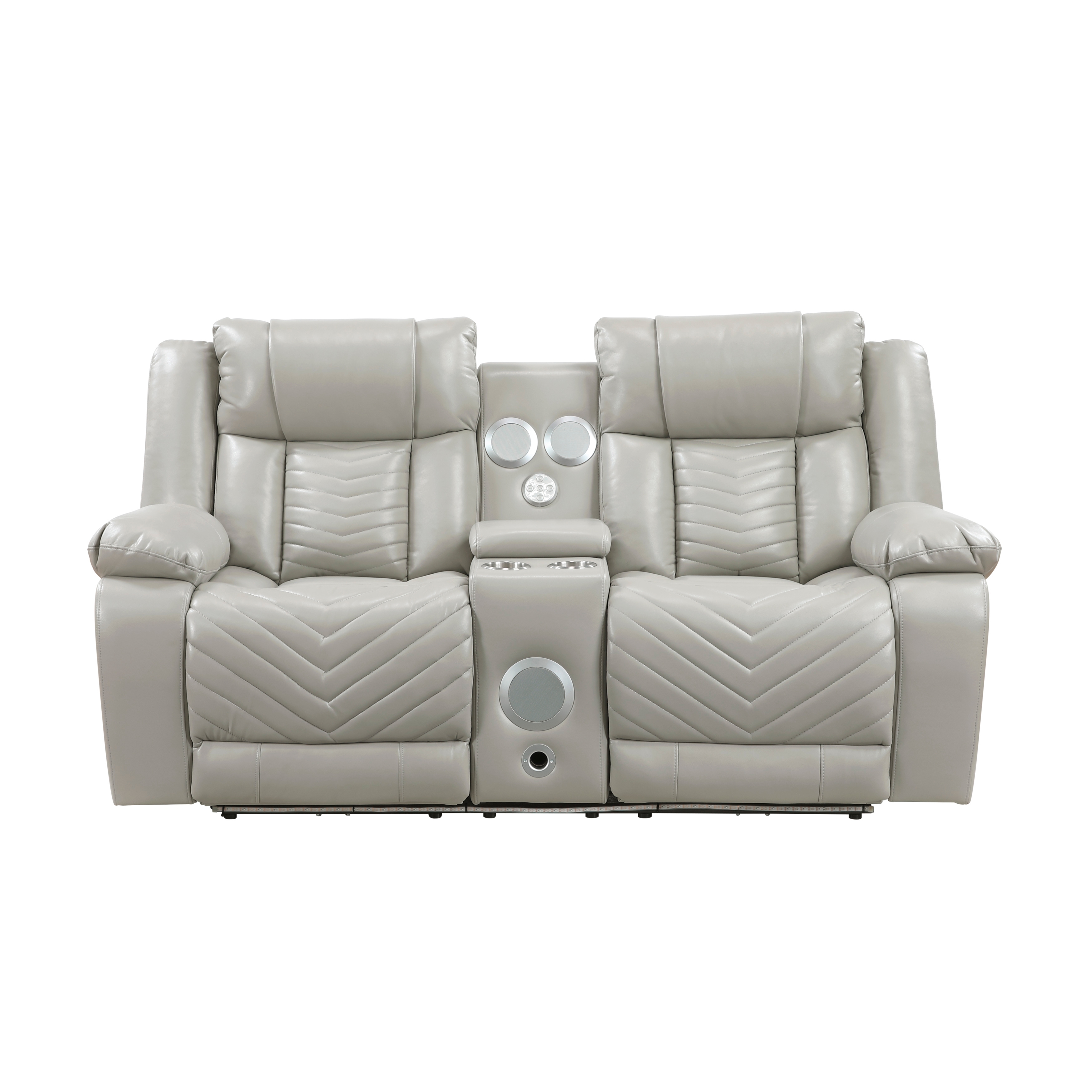 Power Double Reclining Loveseat