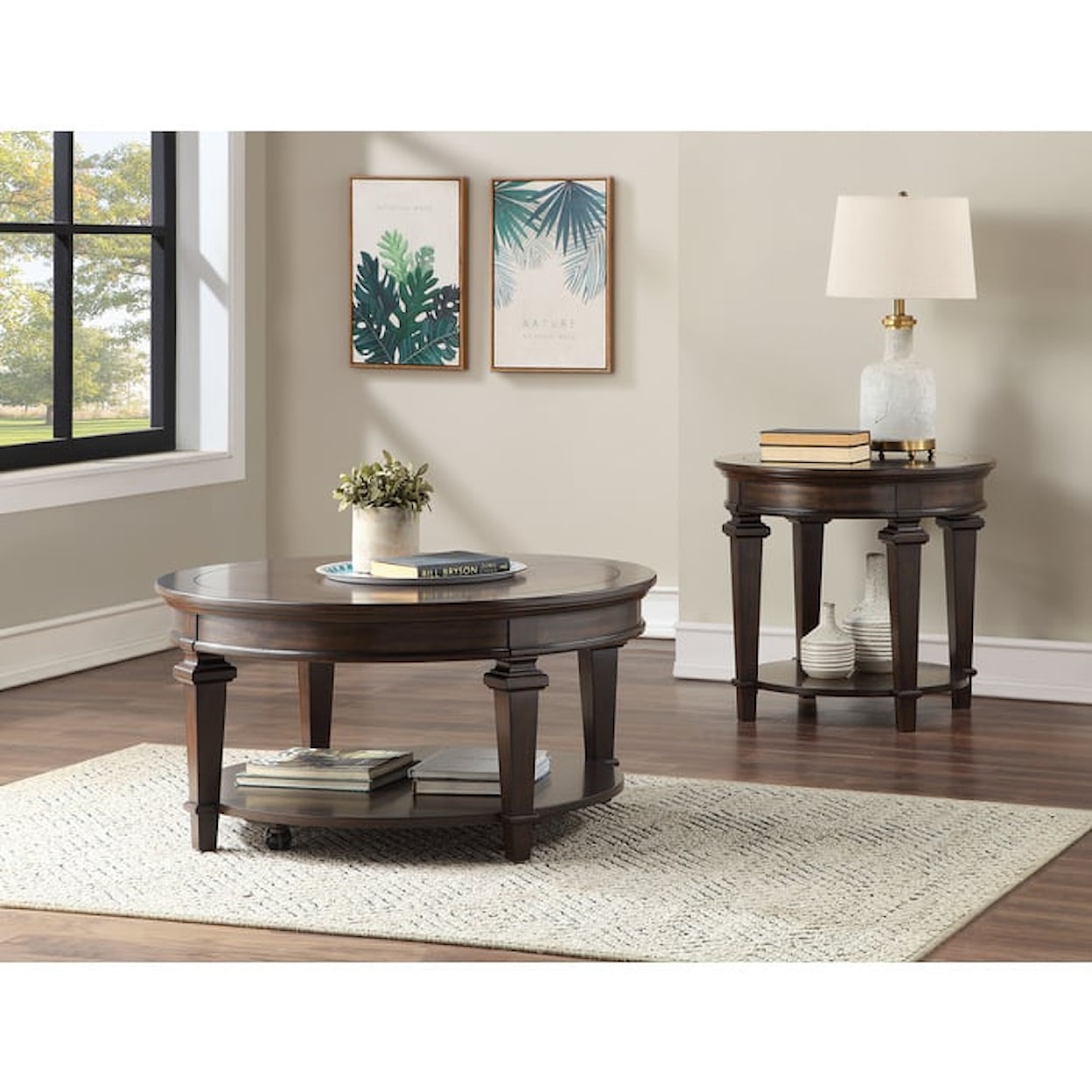 Homelegance Furniture Tobias Round Coffee Table