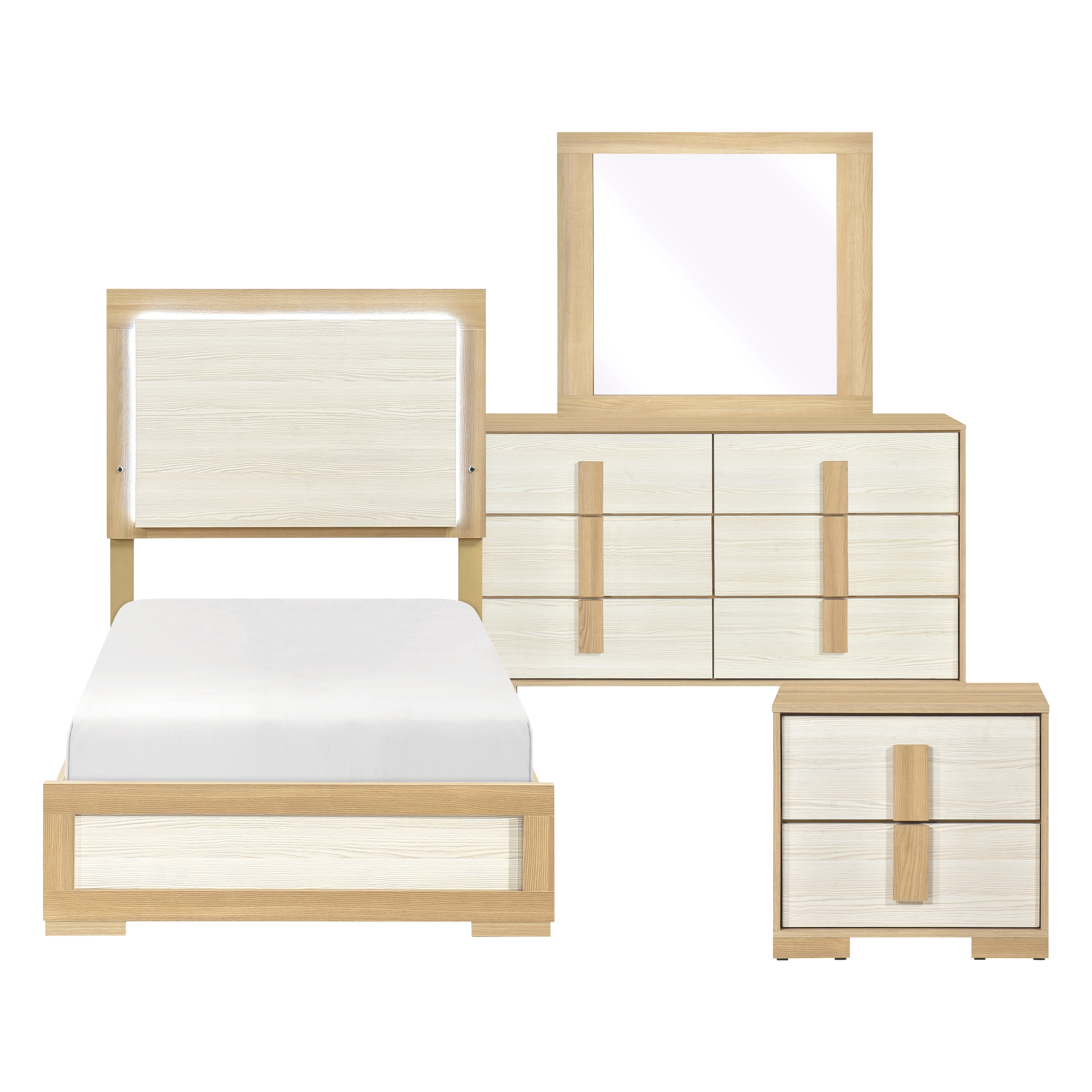 Homelegance Sterling 4-Piece Twin Bedroom Set