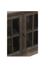 Homelegance Gloversville Rustic 4-Door Server with Adjustable Shelves