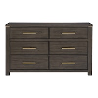 Contemporary 6-Drawer Dresser