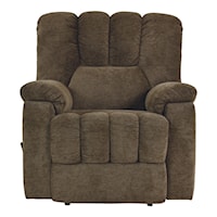 Traditional Manual Recliner with Pillow Arms