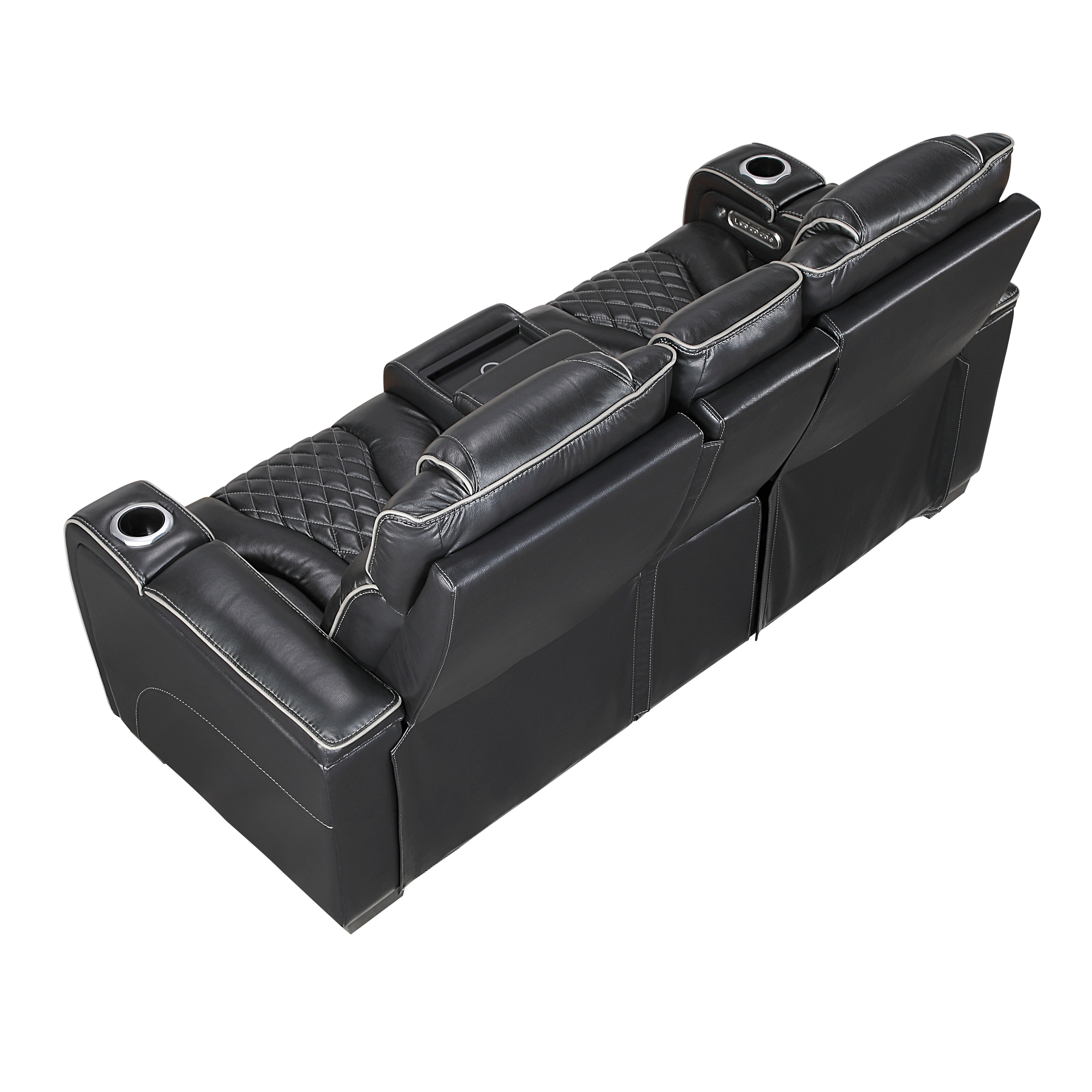 Power Reclining Loveseat with LED Lights