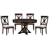 Homelegance Furniture Cardano 5-Piece Dining Set