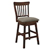 Homelegance Furniture Schleiger Counter Height Swivel Chair