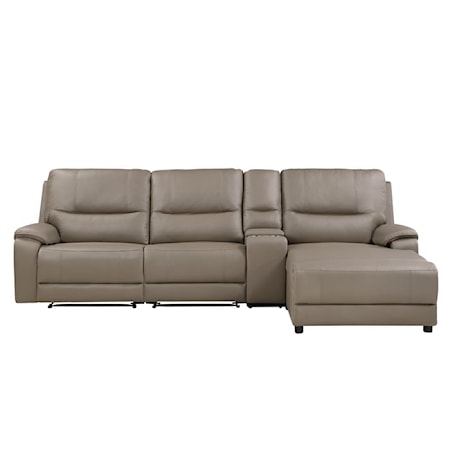 4-Piece Modular Power Reclining Sectional