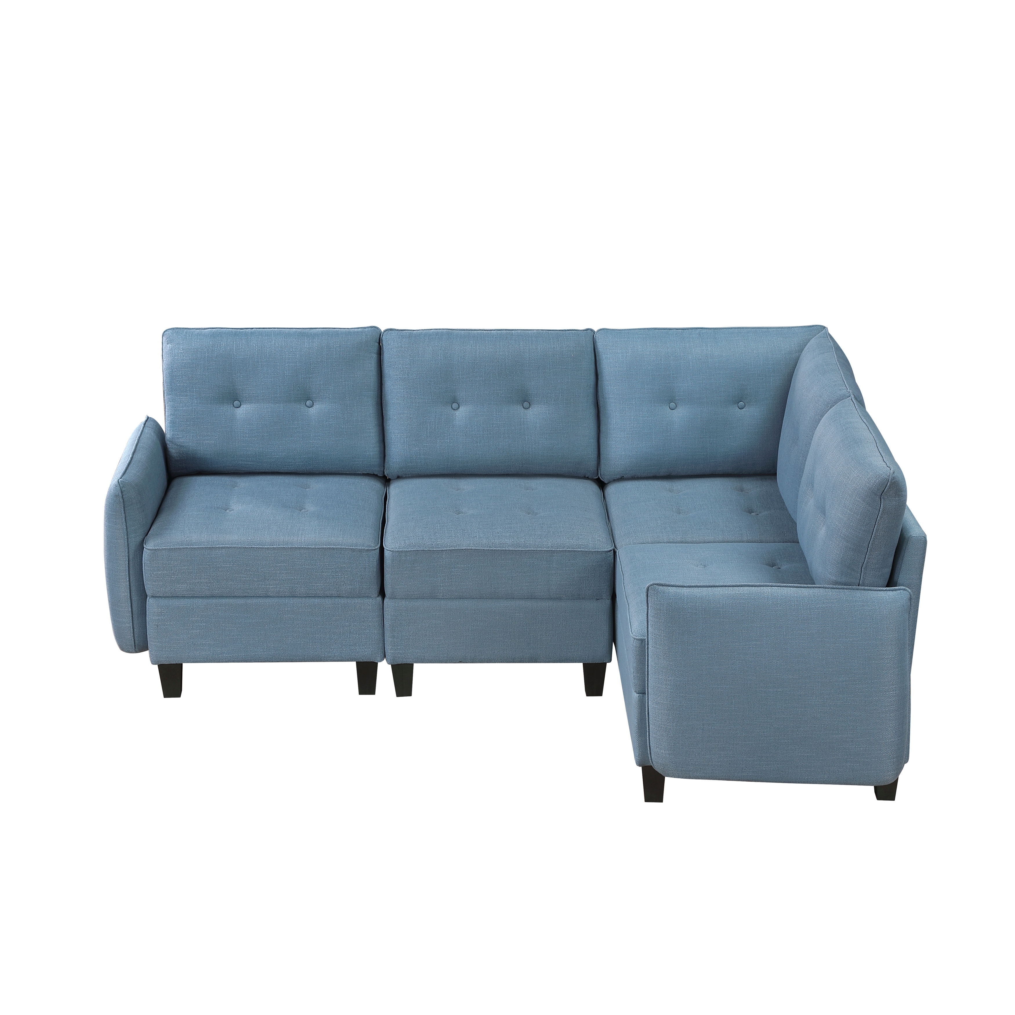 4-Piece Sectional Sofa with Storage