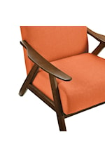 Homelegance Kalmar Mid-Century Modern Accent Chair with Attached Cushions