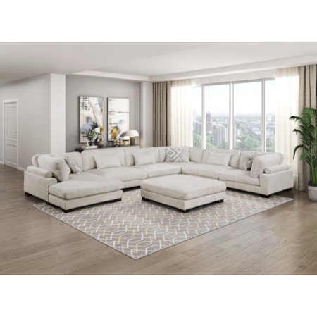 7-Piece Modular Sectional Sofa