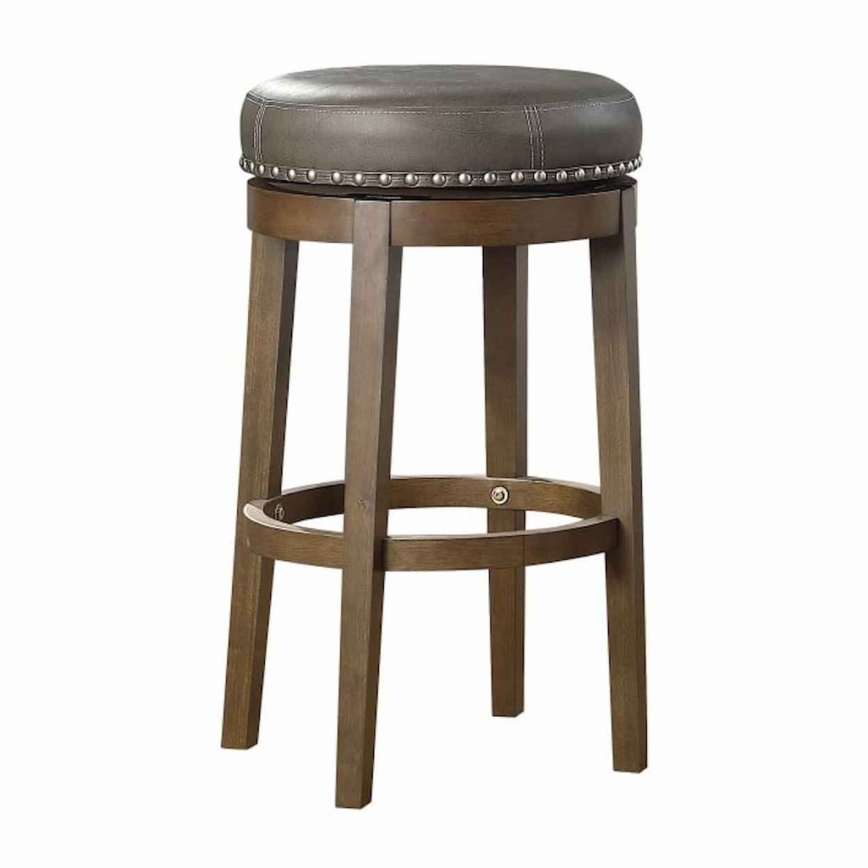 Homelegance Westby Round Swivel Pub Height Stool