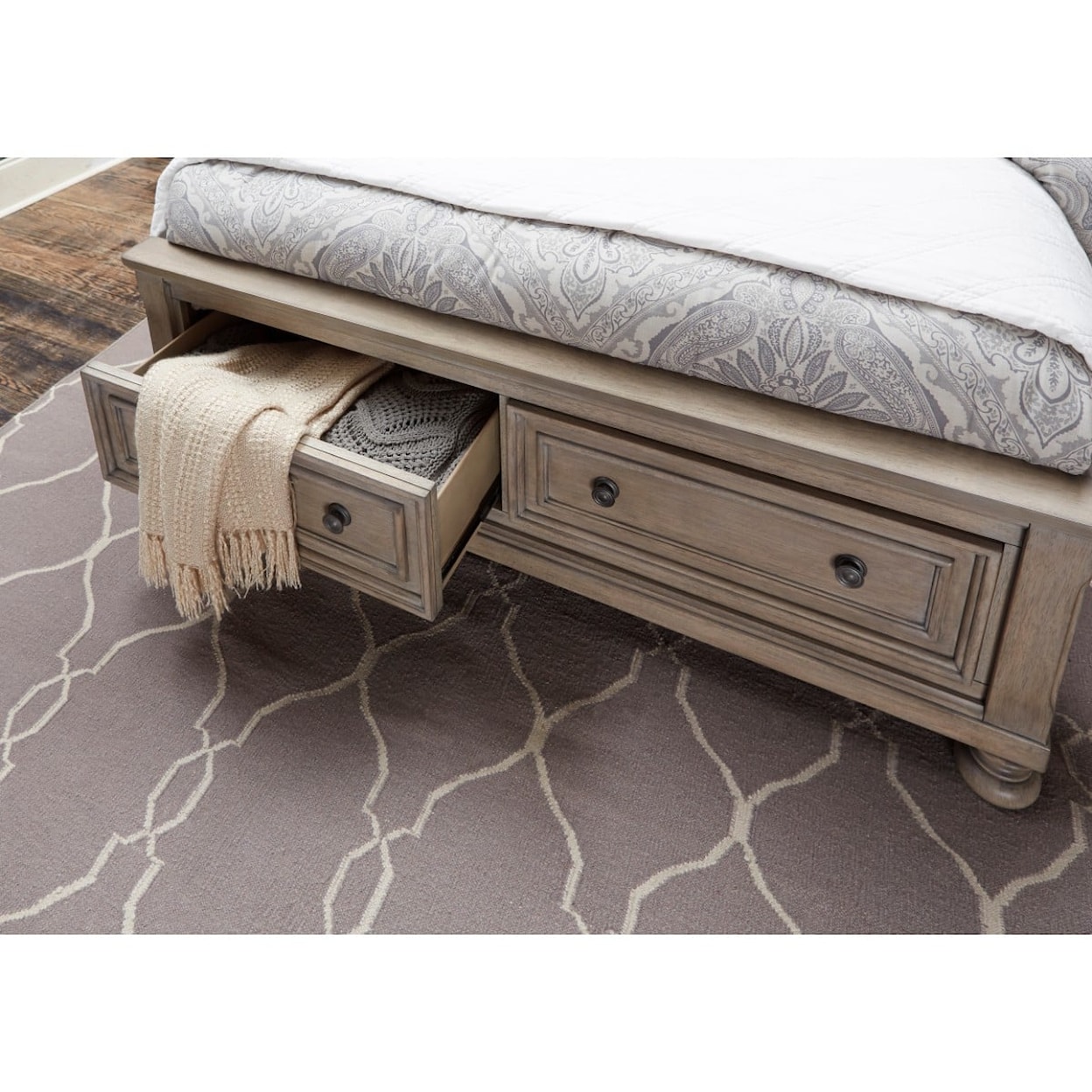 Homelegance Furniture Bethel CA King  Bed with FB Storage