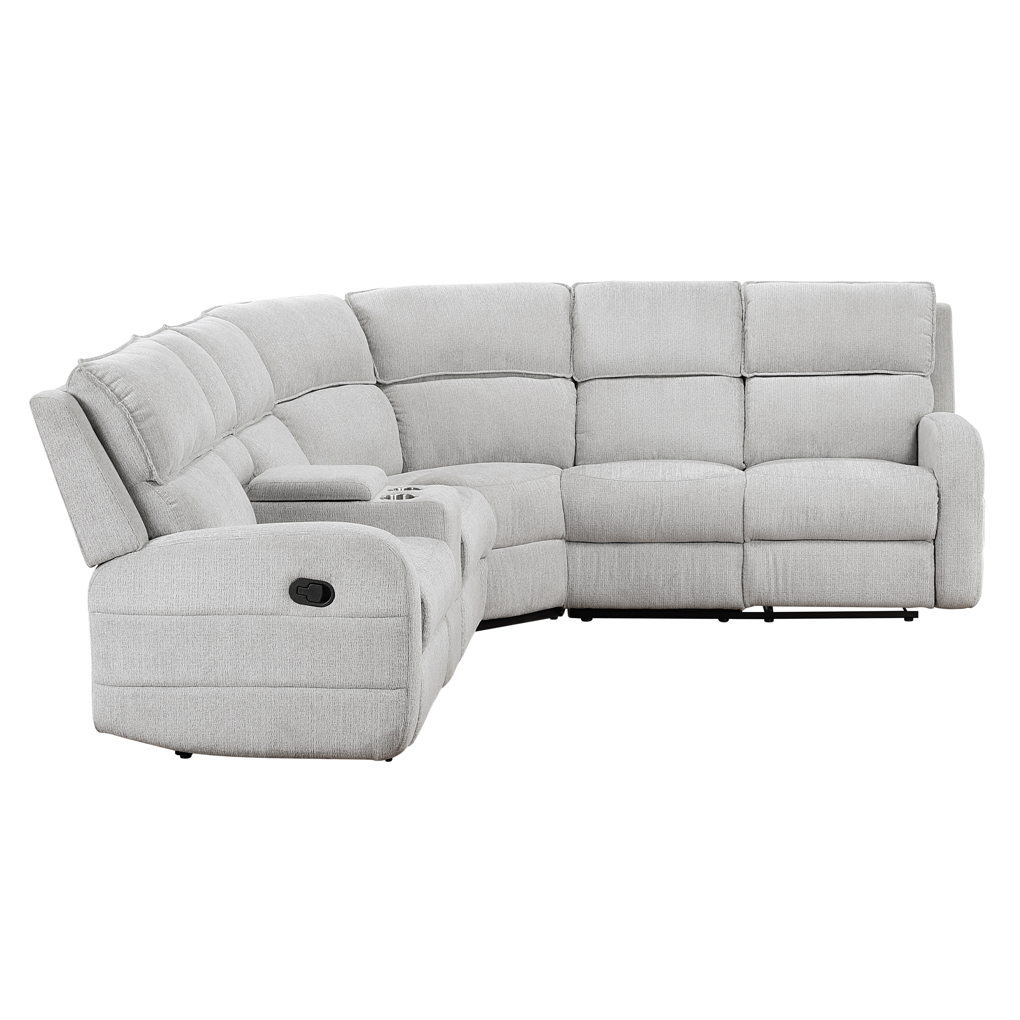 3-Piece Manual Reclining Sectional Sofa