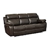Homelegance Furniture Marille Reclining Sofa with Cup Holders