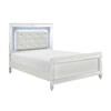 Homelegance Furniture Alonza King Bed with LED Lighting
